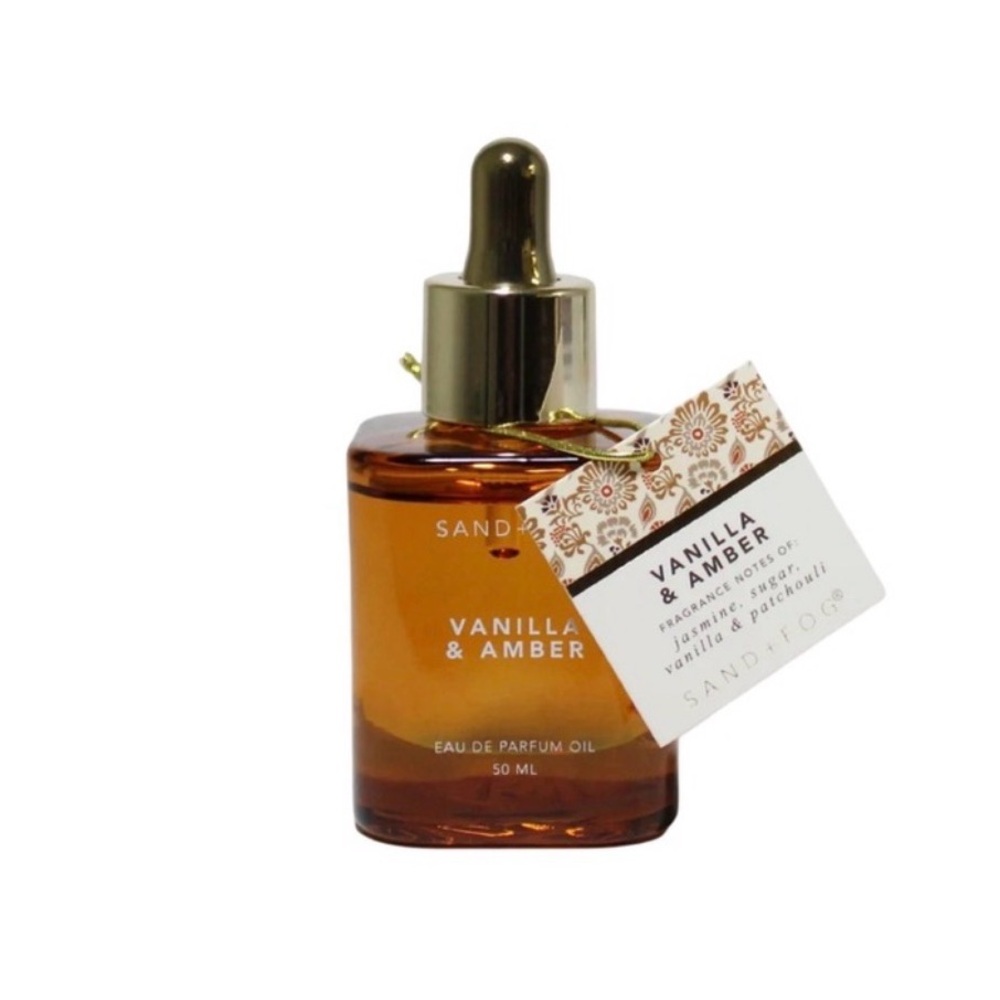 SAND + FOG Vanilla & Amber Perfume Oil Dropper